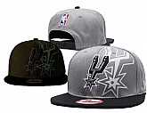 Spurs Team Logo Gray Black Adjustable Hat GS,baseball caps,new era cap wholesale,wholesale hats